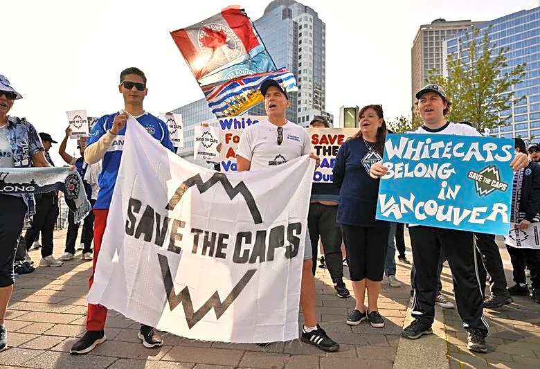 Soccer-Whitecaps fans protest outside FIFA Congress amid relocation fears