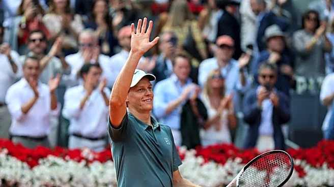 Tennis-Sinner cruises past Fils to reach Madrid Open final
