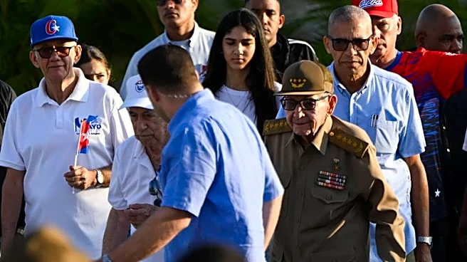 Cuba's Raul Castro joins May Day march as tensions simmer with US