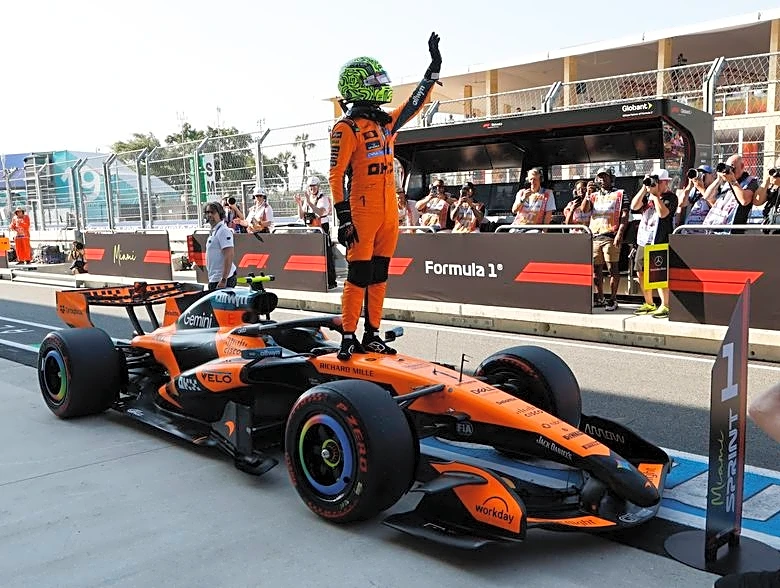 Motor racing-McLaren's Norris beats Antonelli for Miami sprint pole