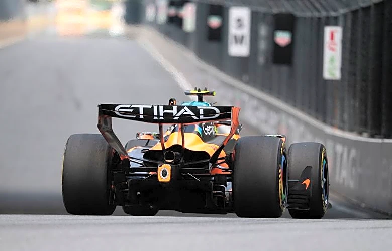 Motor racing-Norris wins Miami sprint in McLaren one-two, Antonelli demoted