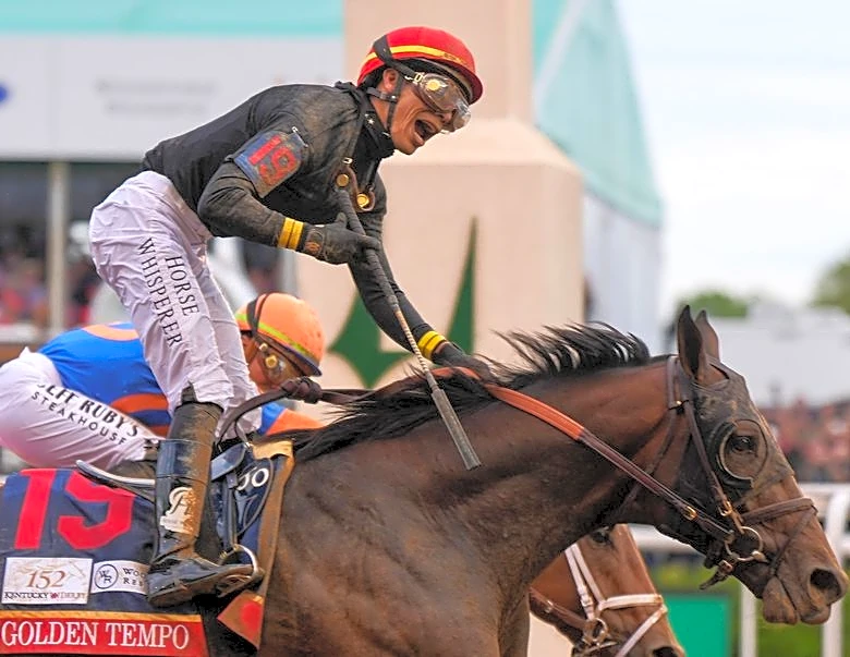 Horse racing-Golden Tempo wins Kentucky Derby as DeVaux breaks barrier in Louisville