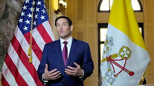 Rubio to travel to Italy May 6-8, State Dept says after tensions with pope