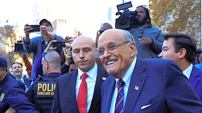 Former New York City Mayor Giuliani recovering from pneumonia