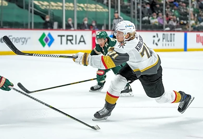 Vegas F William Karlsson, out since Nov., back for Game 1 vs. Ducks