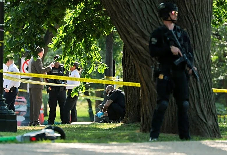 Secret Service says it exchanged gunfire with armed suspect near White House