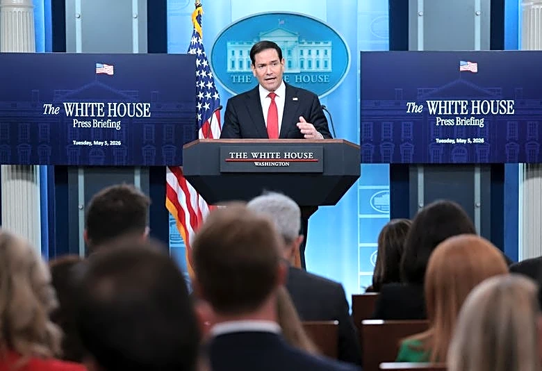 Ten civilian sailors have died in Strait of Hormuz, Rubio says