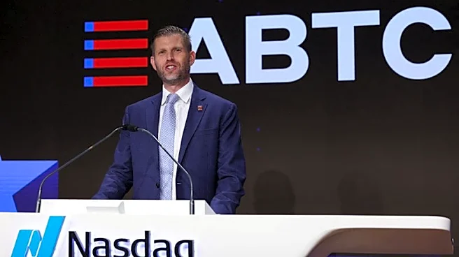 Trump brothers-backed American Bitcoin narrows loss on stronger mining revenue