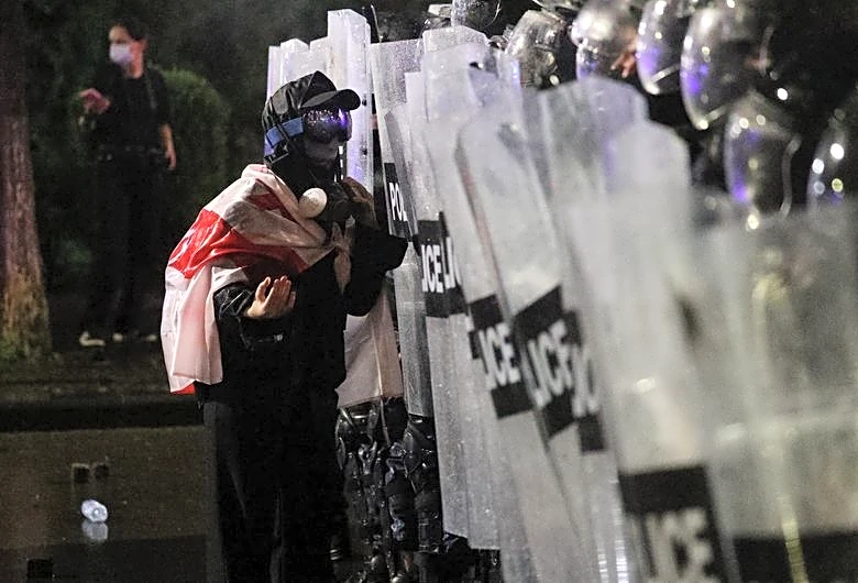 Georgia hands down long sentences to election-day protest organisers