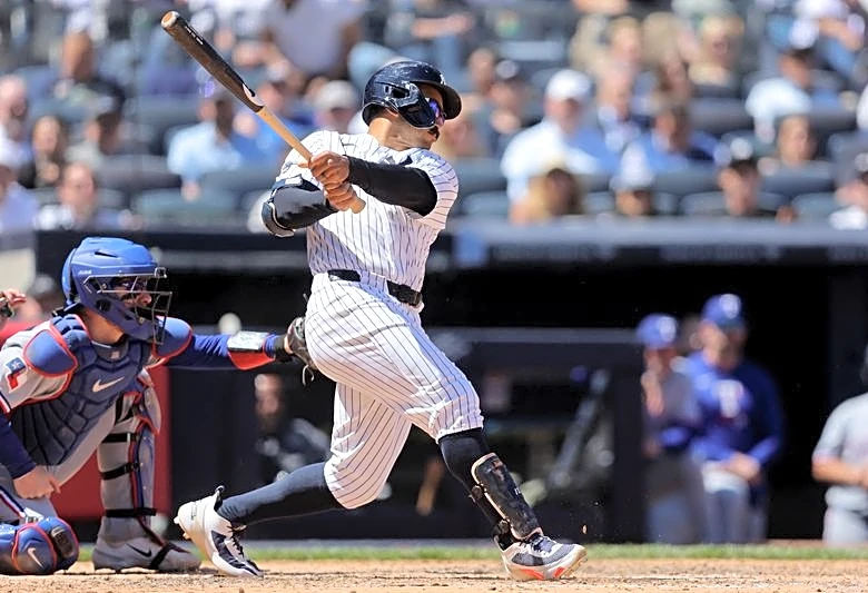 Yankees roll past Rangers with six-run outburst in sixth