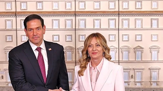 Meloni meets Rubio as Iran war strains Italy-US ties