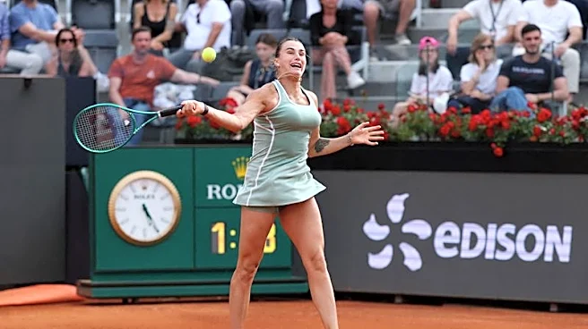 Tennis-Sabalenka exits Rome with injury concern ahead of French Open