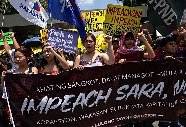 Philippines presidential hopeful Sara Duterte impeached, awaits Senate trial