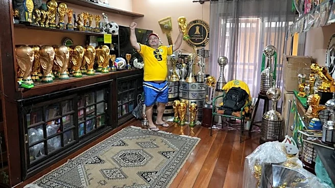 In Rio, artisan crafts World Cup trophies while hoping Brazil gets a real one