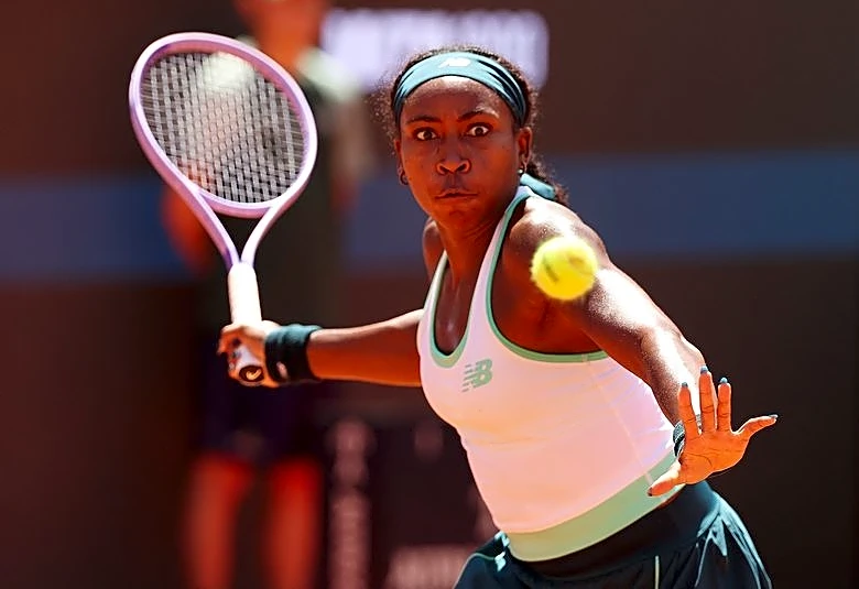 Coco Gauff saves match point, fights through to Rome quarterfinals