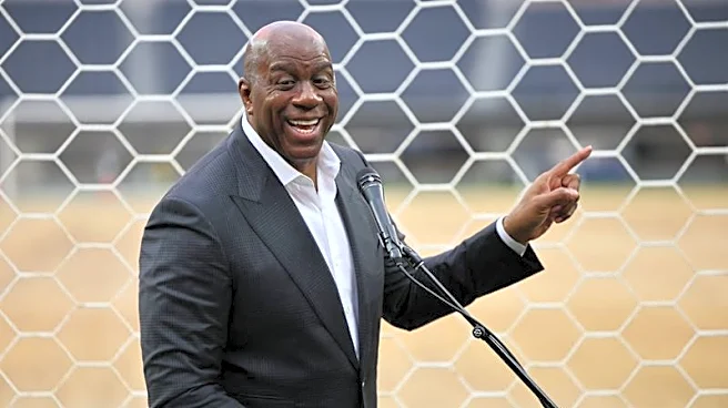 Soccer-Magic Johnson urges fans to make Los Angeles their World Cup destination