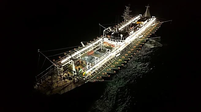 China's fishing fleet raises concerns off Argentina