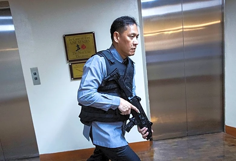 Gunshots fired in standoff at Philippine Senate over ICC suspect