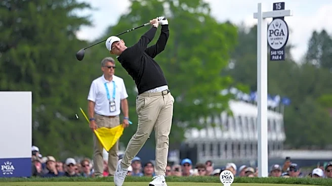 Golf-McIlroy's bid for back-to-back major titles dealt a blow after woeful start to PGA Championship