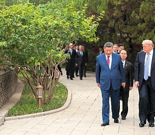 Xi gives Trump rare tour of secret garden at heart of Chinese government