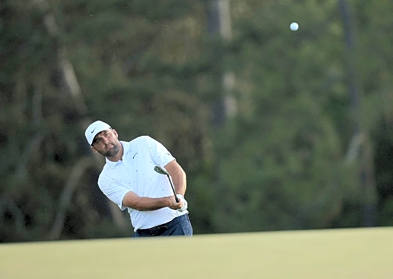 Golf-Scheffler makes bogey start as crowded PGA Championship field battles at Aronimink