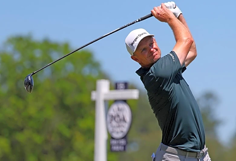 Justin Rose, others enter PGA fray with 65s on easier Aronimink