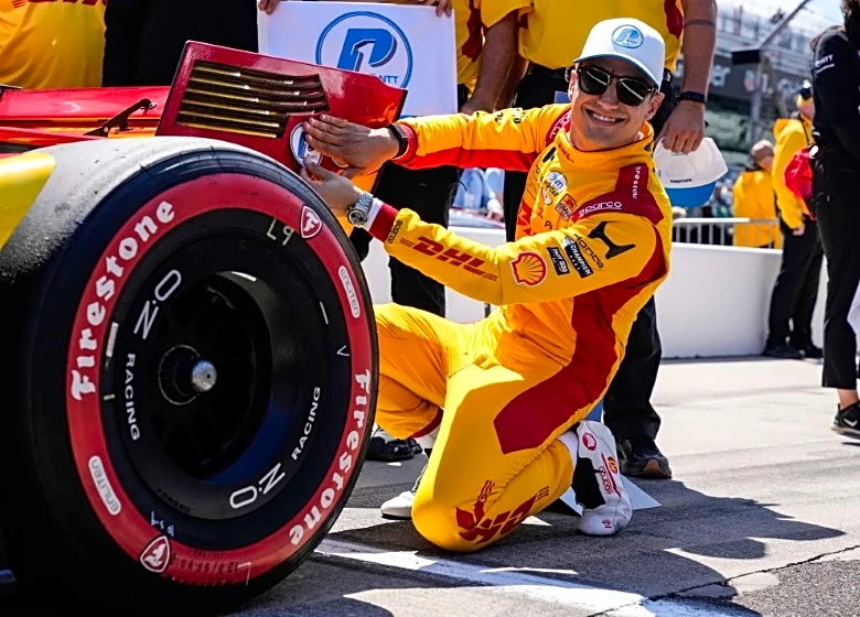 Defending champion Alex Palou on pole for Indy 500