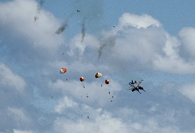 Military jets' crew members safely ejected after Idaho air show collision, Navy says