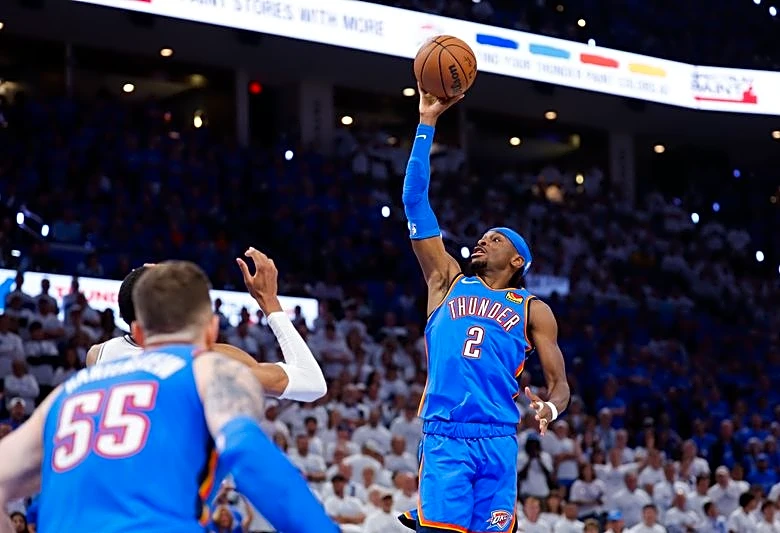 Shai Gilgeous-Alexander, Thunder get past Spurs, level series 1-1