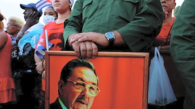 Cubans gather before US embassy in Havana to protest Raul Castro indictment