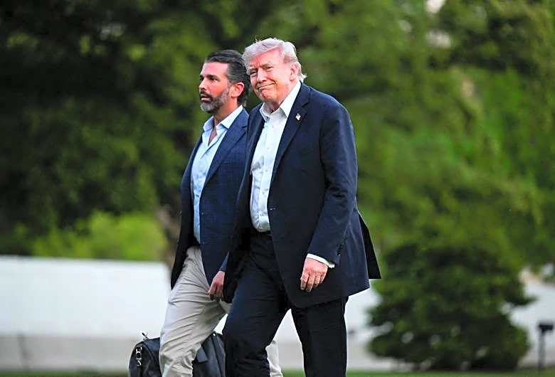 Trump says he will not attend son Donald Trump Jr's wedding