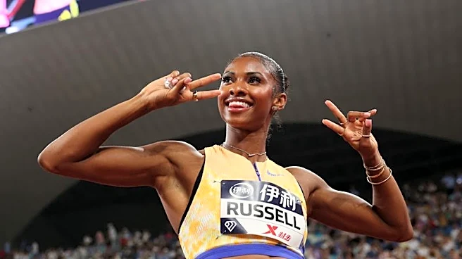 Athletics-Russell gets closer to 100m hurdles record in Xiamen