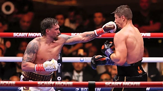 Boxing-Usyk avoids shock defeat with 11th round stoppage of Verhoeven