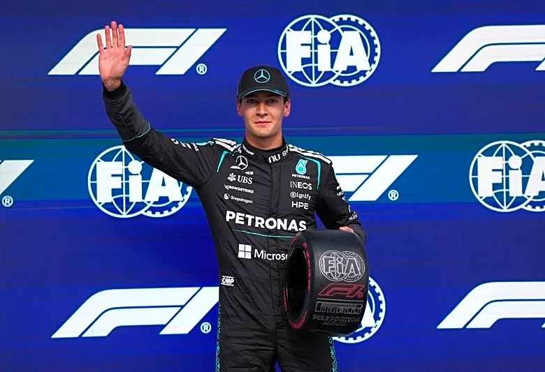 Motor racing-Russell snatches Canada GP pole from Mercedes teammate Antonelli