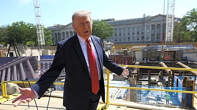 Trump talks up his ballroom plan dozens of times but plays down Americans' economic pain