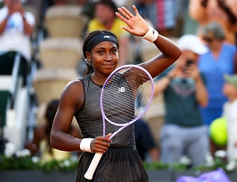 Tennis-Defending champion Gauff earns straight sets win against qualifier Sherif