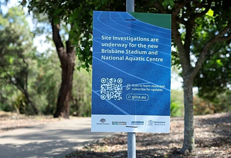 Olympics-Arrests made as police clear protest camp at 2032 stadium site