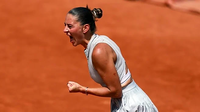 Tennis-Kostyuk beats Golubic to maintain clay form at French Open