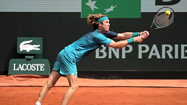 Tennis-Rublev's red mane grows on fans as results shift perception