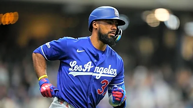 Dodgers place Teoscar Hernandez on IL, option Hyeseong Kim