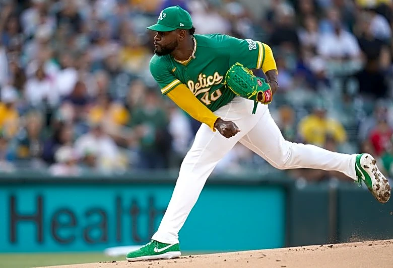Athletics RHP Luis Severino exits after 1 inning with sore arm