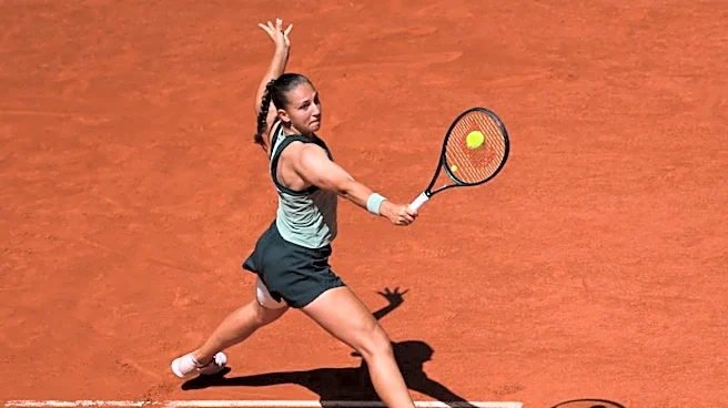 Tennis-Parry stuns Anisimova to reach first Grand Slam fourth round at the French Open