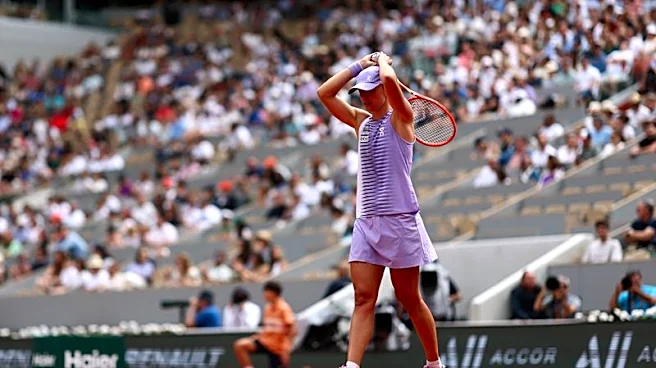 Tennis-Kostyuk sends former champion Swiatek packing in French Open last 16