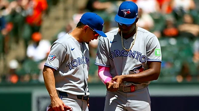X-rays negative after Blue Jays’ Jesus Sanchez hit by ball from fan