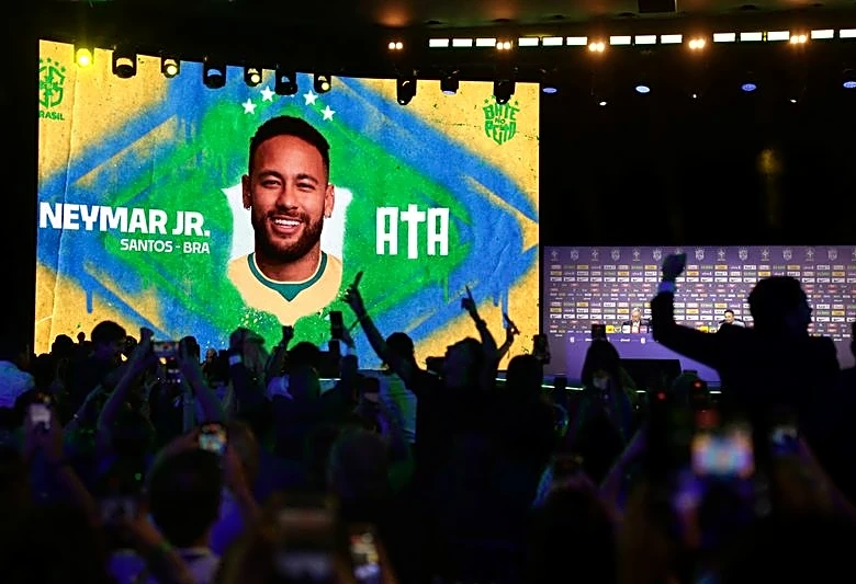 Soccer-Neymar aims for final World Cup bow as Brazil put faith in stricken talisman