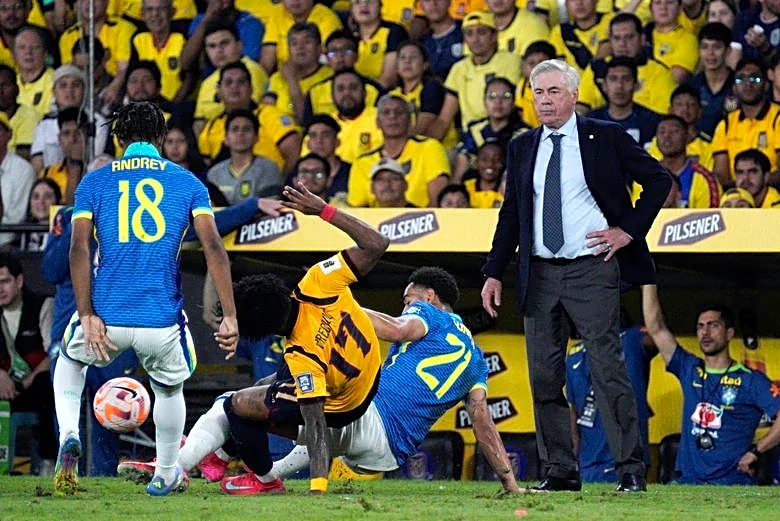 Soccer-Ancelotti gambles on fading Neymar as Brazil chase elusive sixth crown