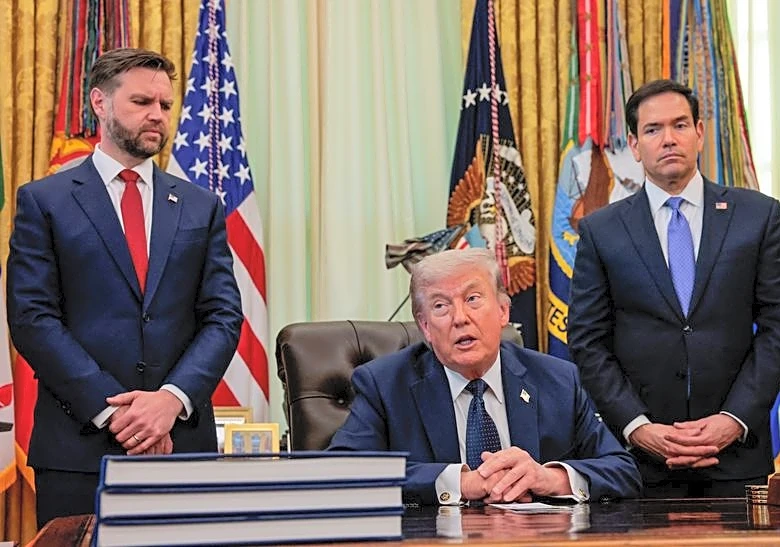 Trump says Vance and Rubio teaming up for 2028 run would be unbeatable