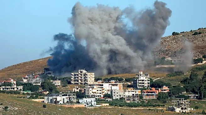 Israel strikes near Beirut, intercepts 'hostile aircraft'