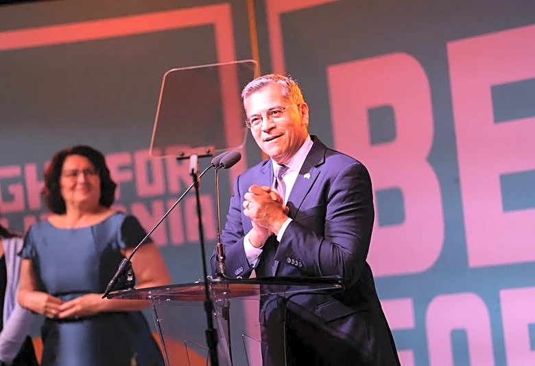 Hilton, Becerra lead in tight primary race for California governor