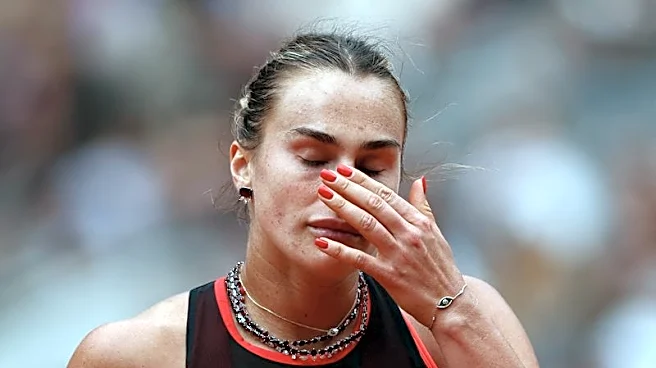 Tennis-Sabalenka says she fell into 'deep, dark hole' mentally in Paris shock